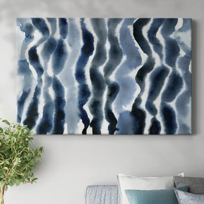 True Blue Wave I-Gallery Wrapped Canvas