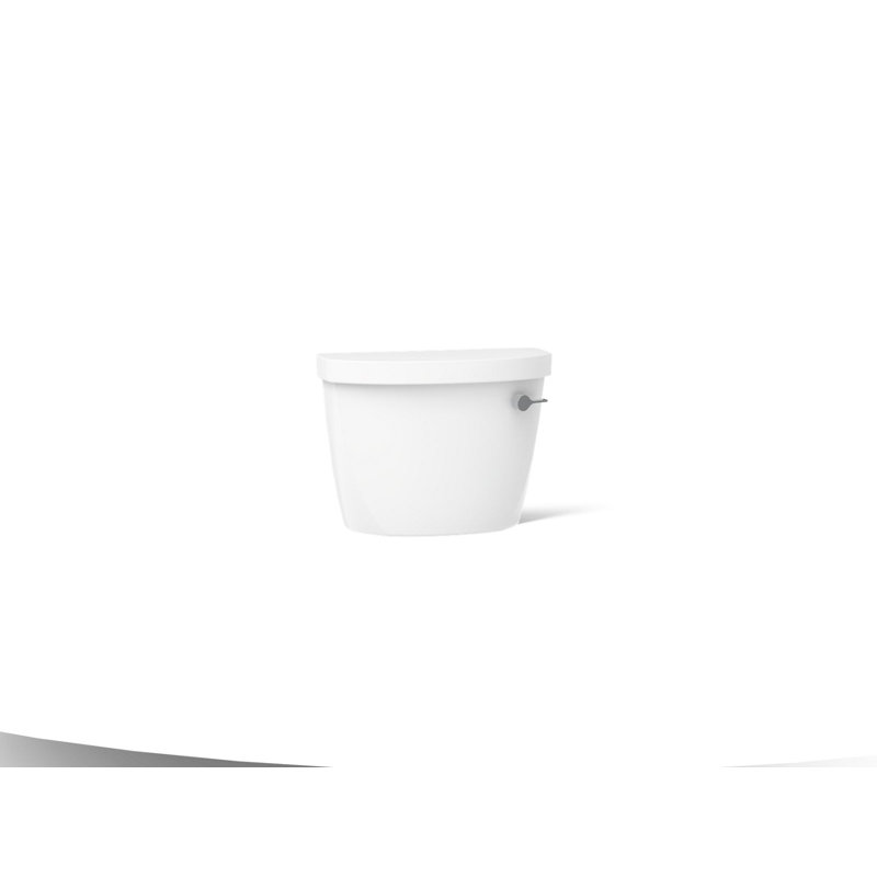 Réservoir de toilette Cimarron 1,28 GPF avec levier de déclenchement à droite, Blanc