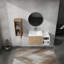 Meuble-lavabo mural avec lavabo et armoire latérale-114704408