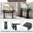 Elegant Console Table With Geometric Silhouette-577700736
