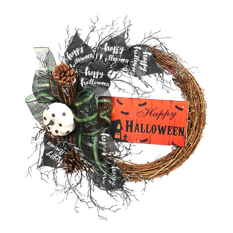Faux Forget Me Not 40cm Wreath
