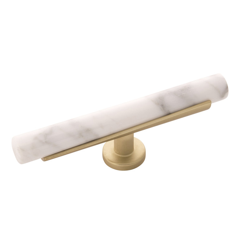 Firenze Bar Knob, White Marble