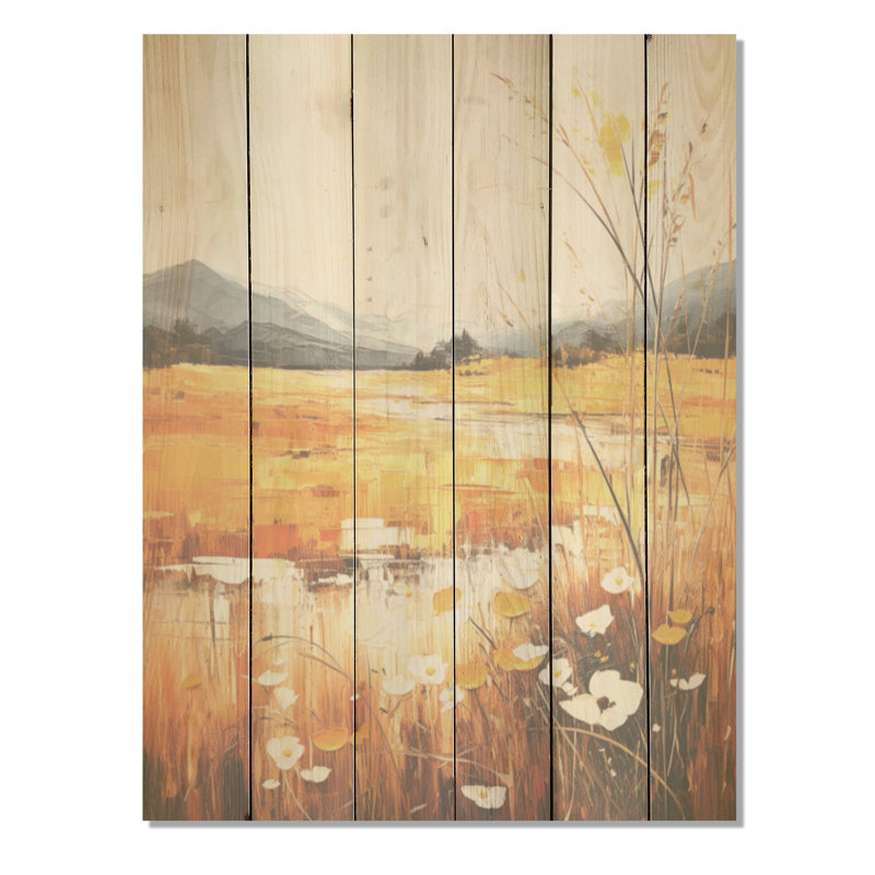 Art infini sur bois de pin naturel, H 40 po x l 30 po