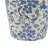 Ceramic Planters with Floral Motif - Set of 2 - Blue /White