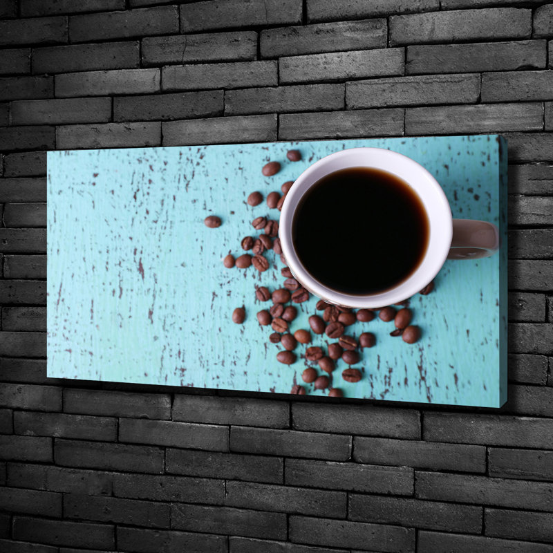 Black Coffee - Wrapped Canvas Print