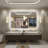Aevar UL Certified Front & Back Lighted Anti-Fog Tempered Glass Framed Bathroom/Vanity Mirror with 3-Year Warranty-1268534979