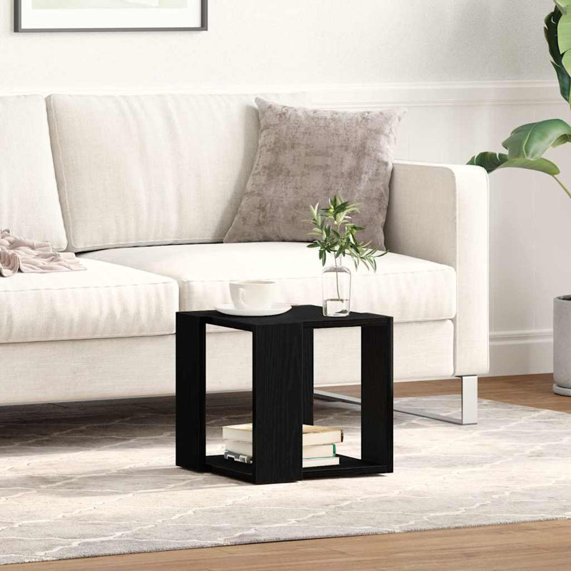 Aleydis Coffee Table Hallway Side Table Desk Accent End Table Engineered Wood, 32 x 32 x 30 cm (L x W x H), Brown