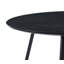 Mose Round Metal Base Dining Table