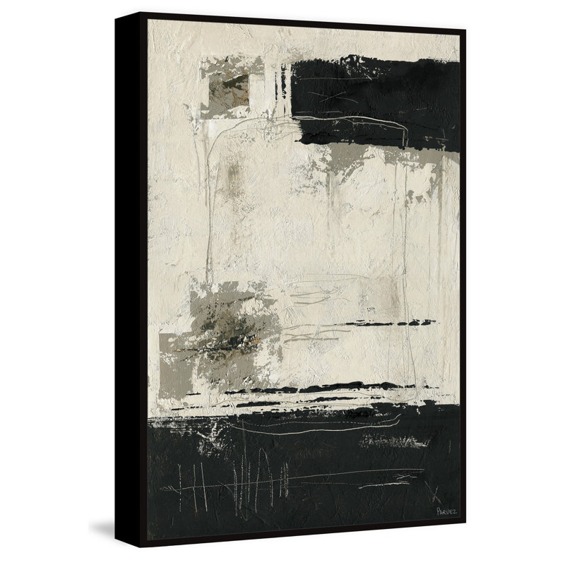 Sense Of Isolation by Parvez Taj - Floater Frame Painting on Canvas, 61cm H x 41cm W
