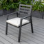 Ensemble de salle à manger 7 pièces pour patio avec table ronde en aluminium de 60 po et 6 chaises de salle à manger-110923801