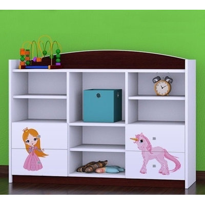 Bianca 92 cm H X 129 cm W Kids Cube Bookcase