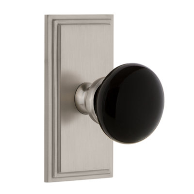 Grandeur Carré Rosette Privacy with Coventry Door Knob