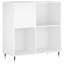 Record Cabinet 84.5 x 38 x 89 cm Engineered Wood-1152396922
