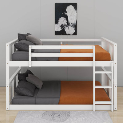 Full Over Full Bunk Bed With Ladder