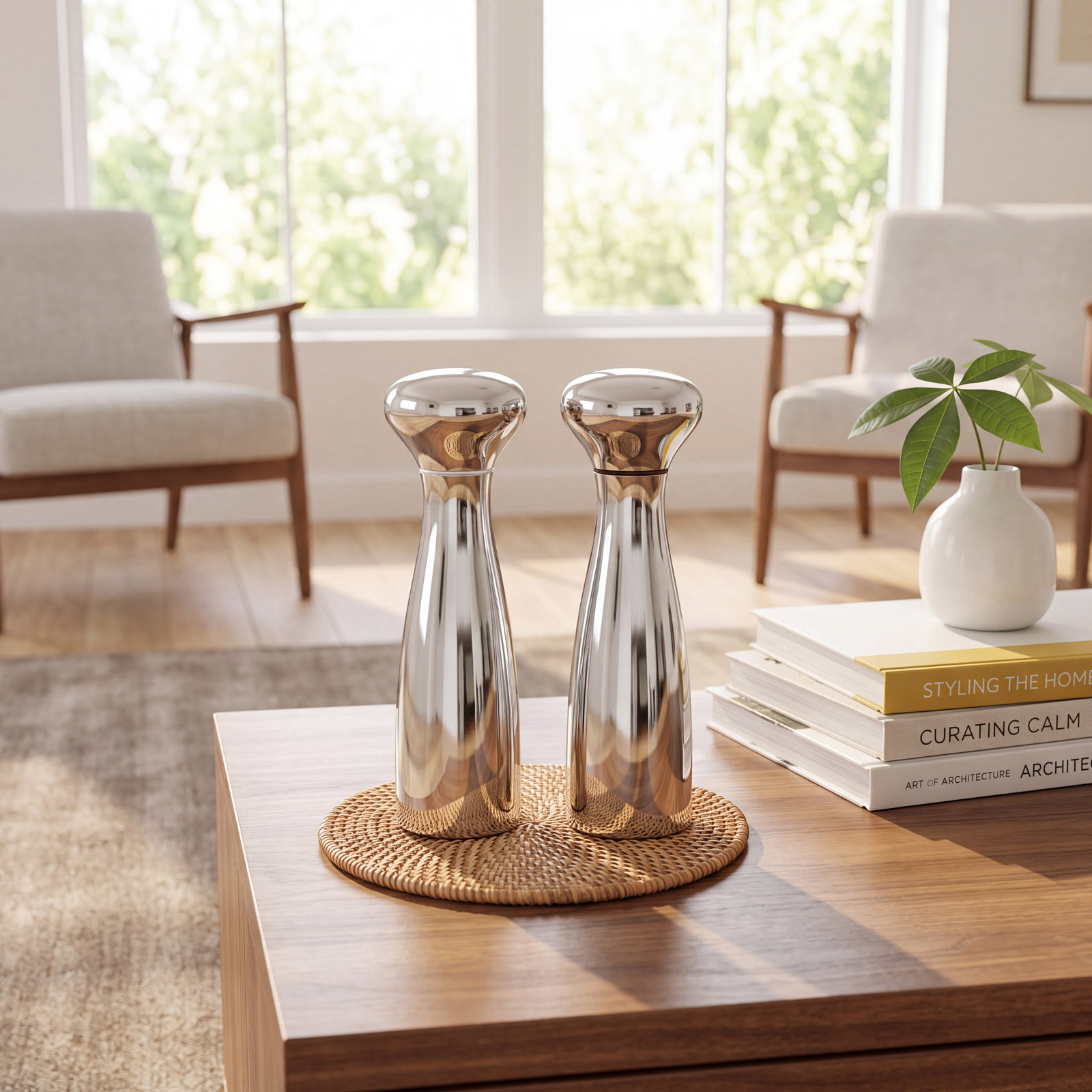 Alfredo Salt and Pepper Grinder Set