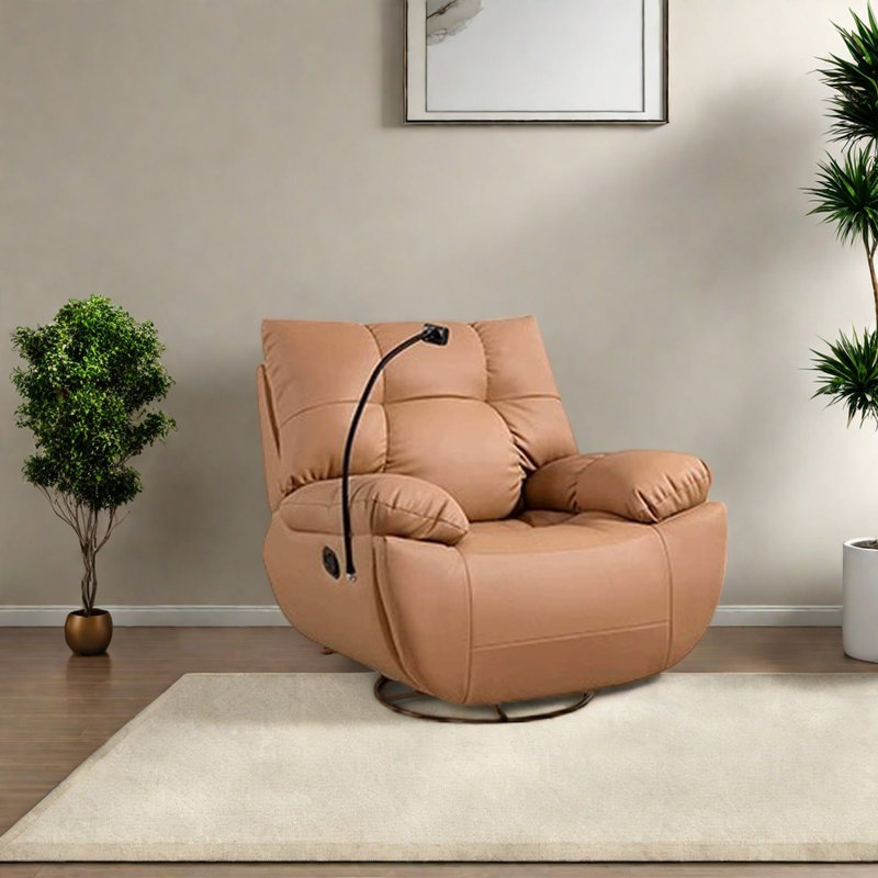Chaise longue à 360 °, Brun