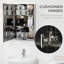 Armoire murale en acier inoxydable avec miroir et tablettes de rangement, conception compacte et durable pour les salles de bain modernes-1631233247