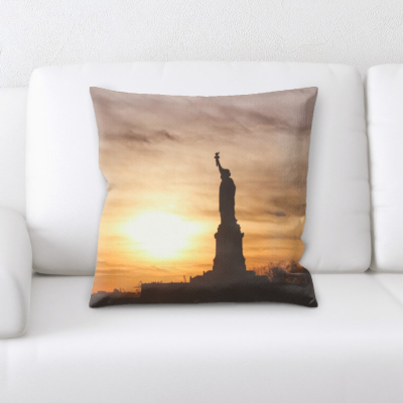Microsuede Throw Pillow