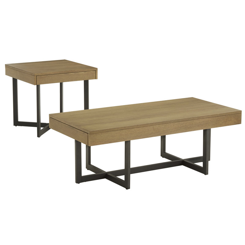 Ensemble de tables basses 2 pièces Burch