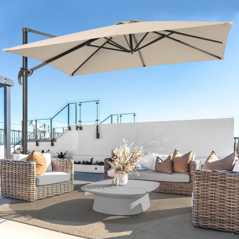 Parasol 96 po x 120 po Ruy, Tissu sable