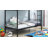 Twin Over Twin Bunk Bed, Metal Frame With Ladder-1936205422-1936205417