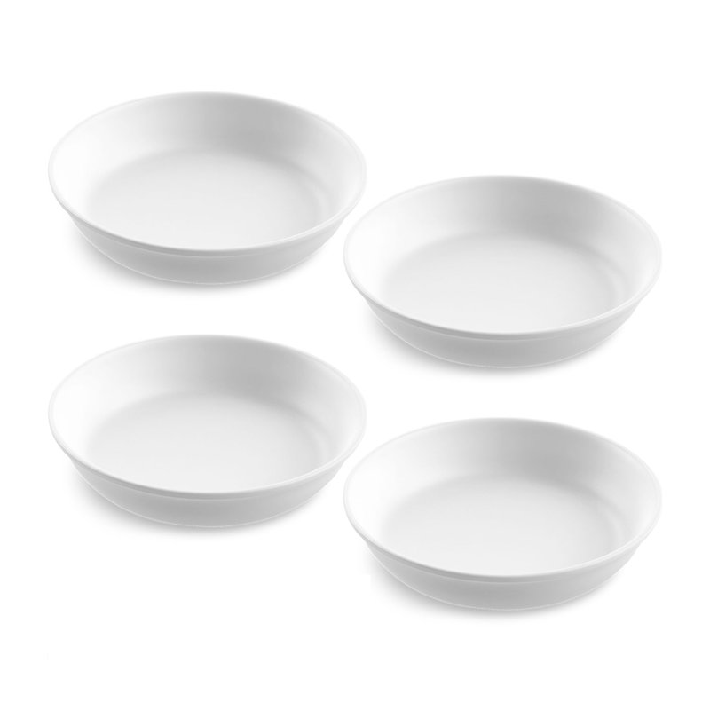Edge Matte 12-Piece Melamine Dinnerware Set