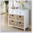 White 6-Drawer Console Cabinet