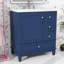 Meuble-lavabo pratique de 30 po avec lavabo - équipé d'une porte (avec tablette) et de trois tiroirs à fermeture en douceur-662011416