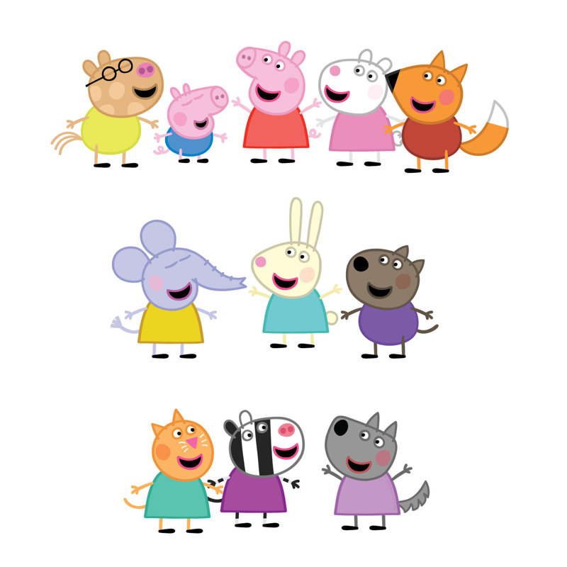 Animals Non-Wall Damaging Accent, 112cm H x 104cm W