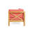 X-Back Corner Bench-R With Coffee Table