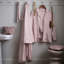 Bree 100% Cotton Plain Weave / Muslin Mid-Calf Bathrobe-107308364