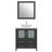 Ravenna 30" Freestanding Single Sink Bathroom Vanity with Engineered Marble Top and Matching Mirror-757000839-712313580
