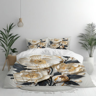 Daisy Floral Comforter Set