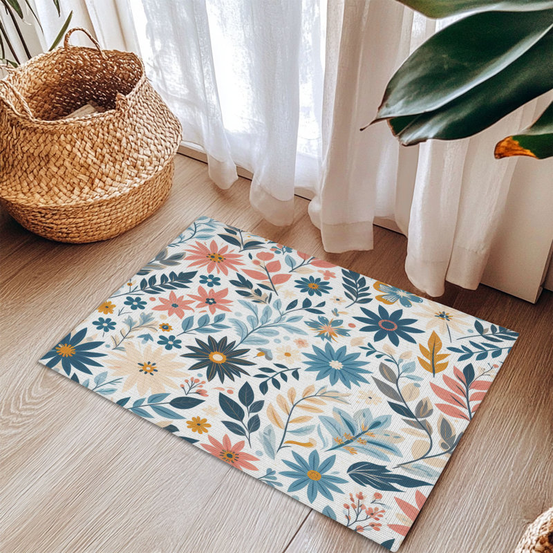 Tapis tressé Summer Petal Breeze, Rectangulaire 3 pi x 5 pi