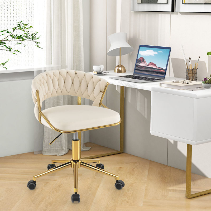 Betzaira Office Chair, Beige