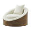 Seated Swivel Armless Chair