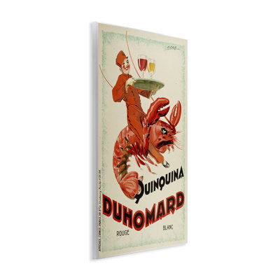 Publicité murale rétro «homard», conception par Marcus Jules