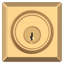 Traditional Square Single Cylinder Deadbolt