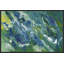 «Blue-Green Abstract Floater», reproduction sur toile encadrée-24552390