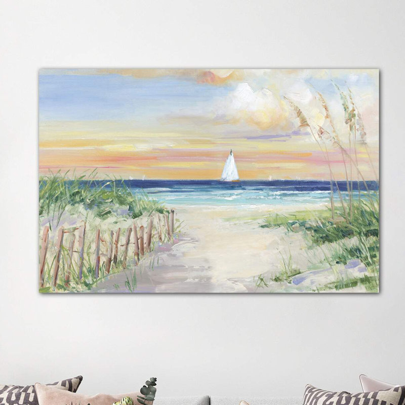 Set Sail by Sally Swatland - Wrapped Canvas Print, 152.5 cm H x 101.5 cm W