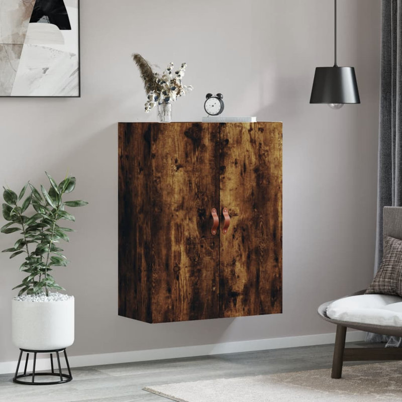 Marinna Bathroom Cabinet, Smoked Oak