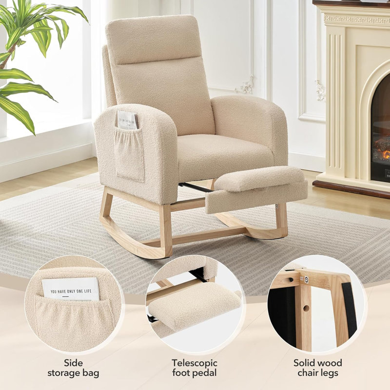 Solid Wood Rocking Chair
