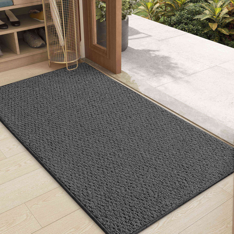 Paillasson Domitilla, Gris foncé, L 32 po x L 47 po