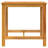  Balcony Set Natural Acacia Wood Solid Acacia Wood Compact