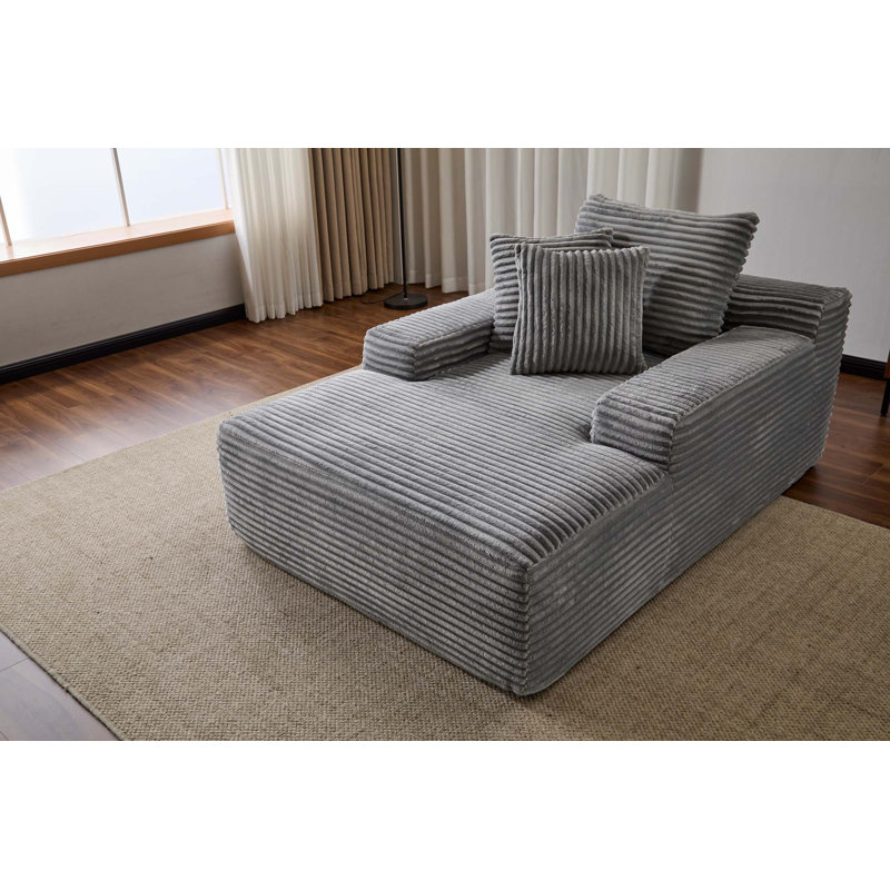 Méridienne surdimensionnée surdimensionnée Cozy Cloud Couch, Gris