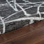 Tapis noir / gris lavable à la machine Archie-75298993