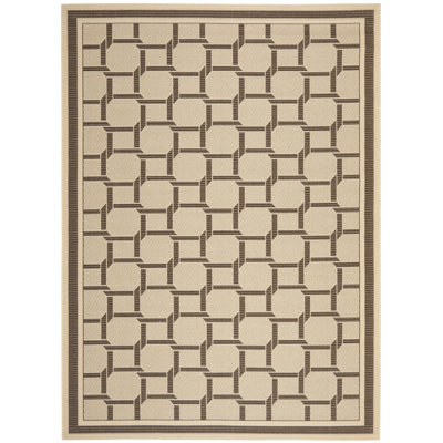 Tapis crème / chocolat Resort