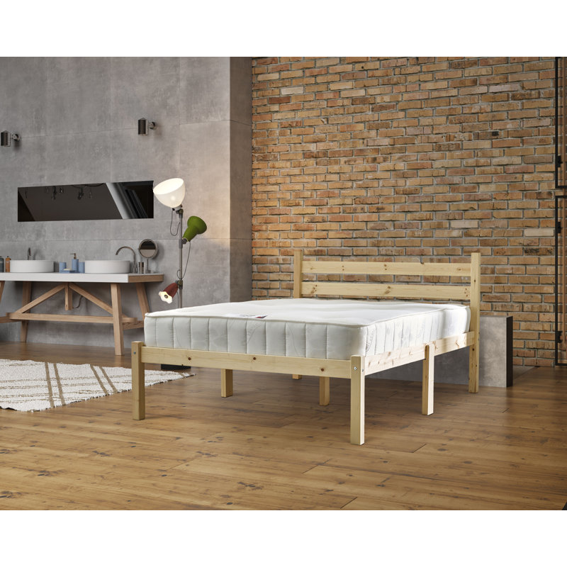 Henri Heavy Duty Solid Pine Bed Frame, Super King (6')