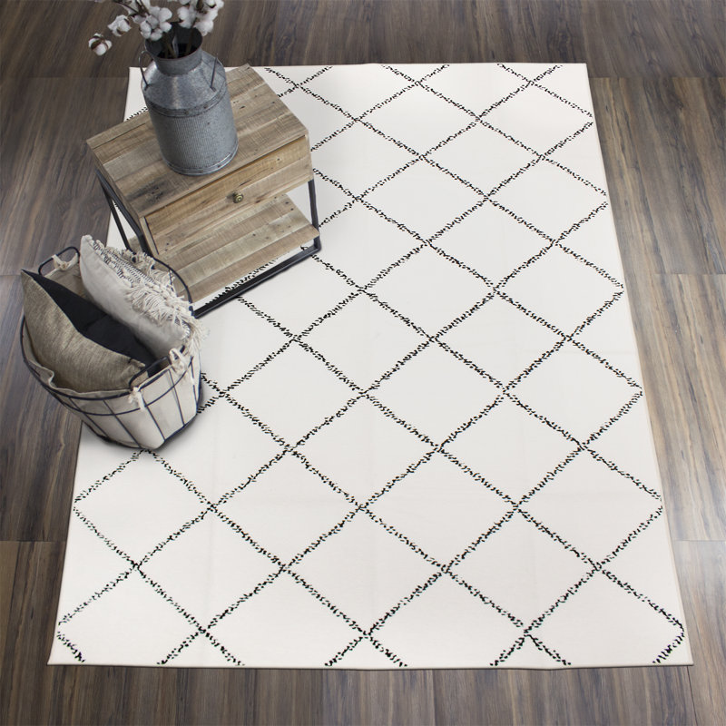 Tapis ivoire Medina, Rectangle 5 pi x 7 pi