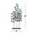 Getuta Metal Leaf Decorative Teal Sculpture with Gold Accents